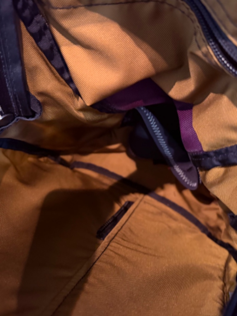 Tom Bihn Luminary 15 Backpack — Aubergine 525 Ballistic / Coyote 210 Ballistic - Picture 5 of 6